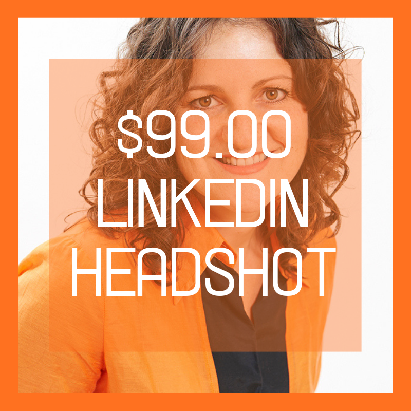 $99.00 LINKEDIN PROFILE PHOTOGRAPHY – ONE NEW LOOK