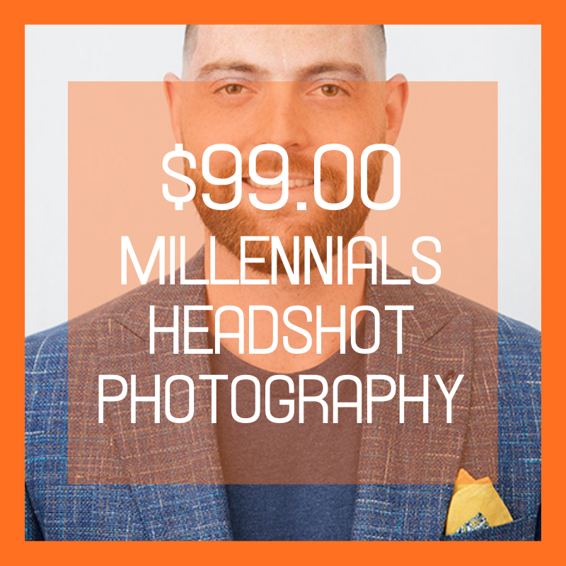 $99.00 Millennials Headshots Photography – One New Look