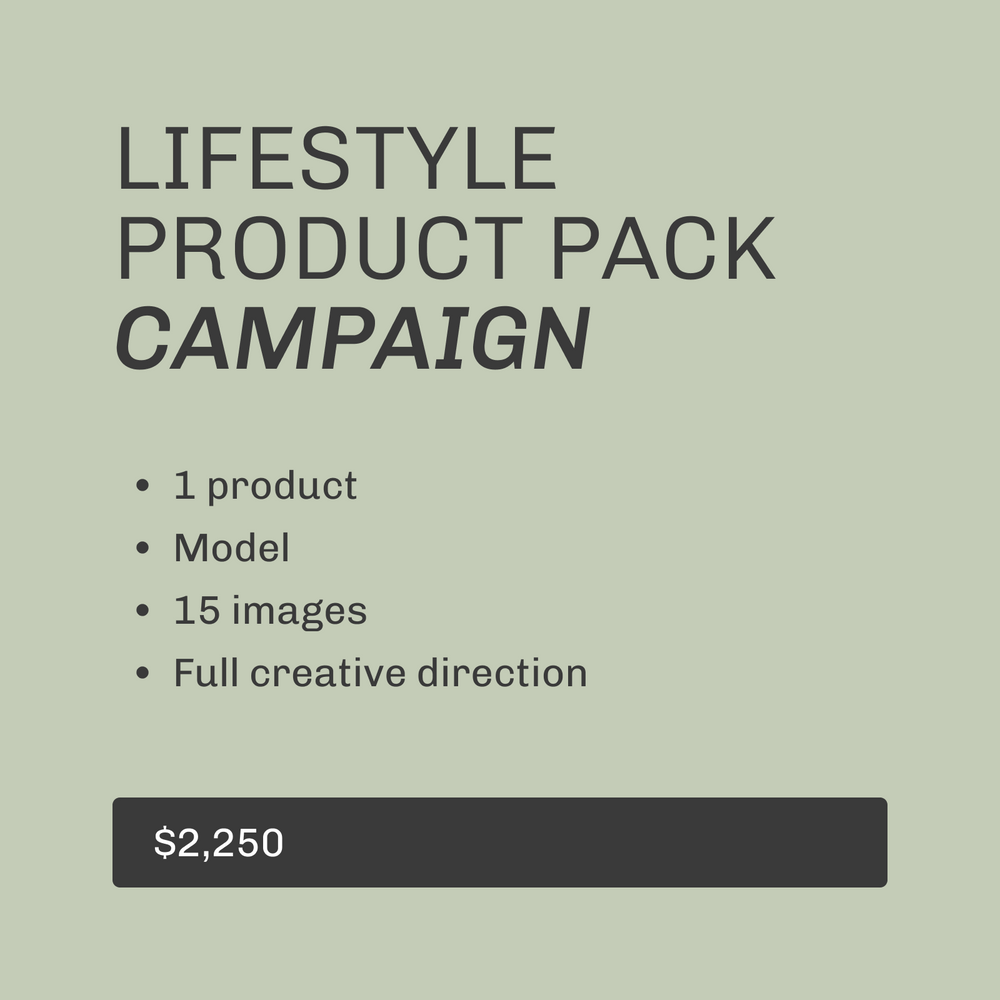 Lifestyle Product Pack – Campaign