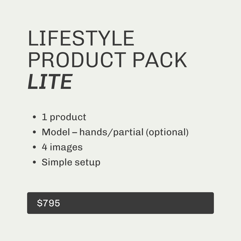 Paquete de Productos de Estilo de Vida - Lite