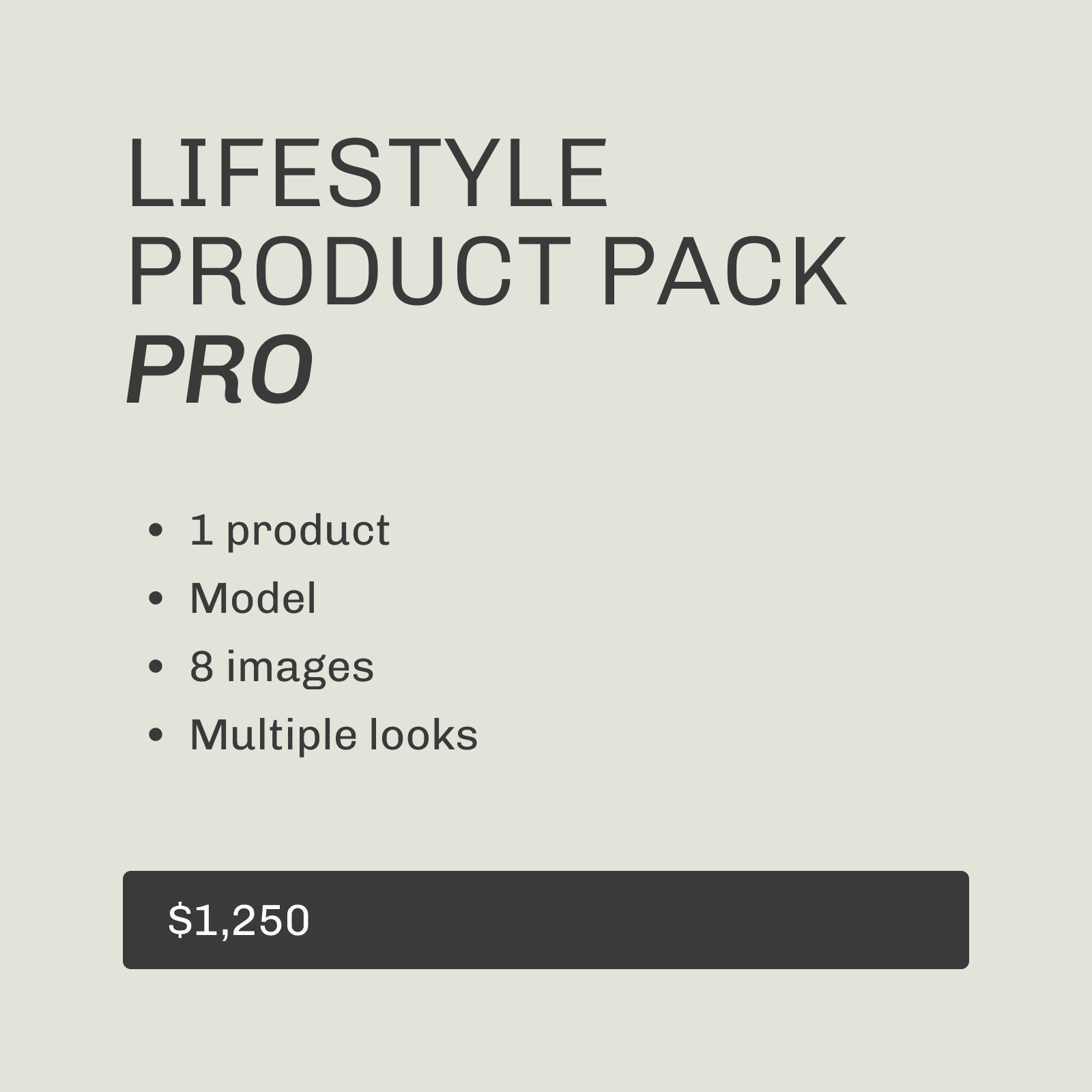 Lifestyle Product Pack – Pro