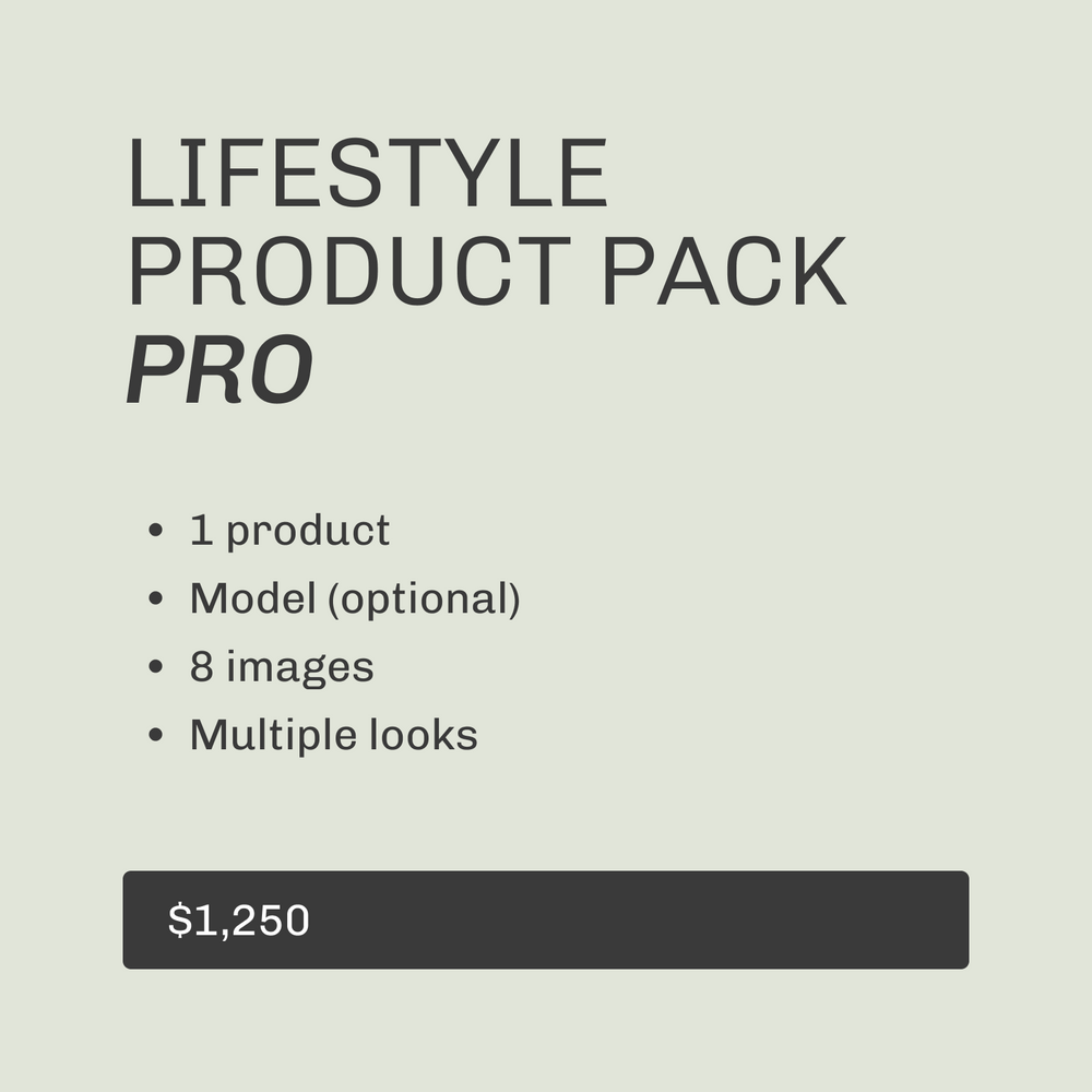 Paquete de productos de estilo de vida – Pro