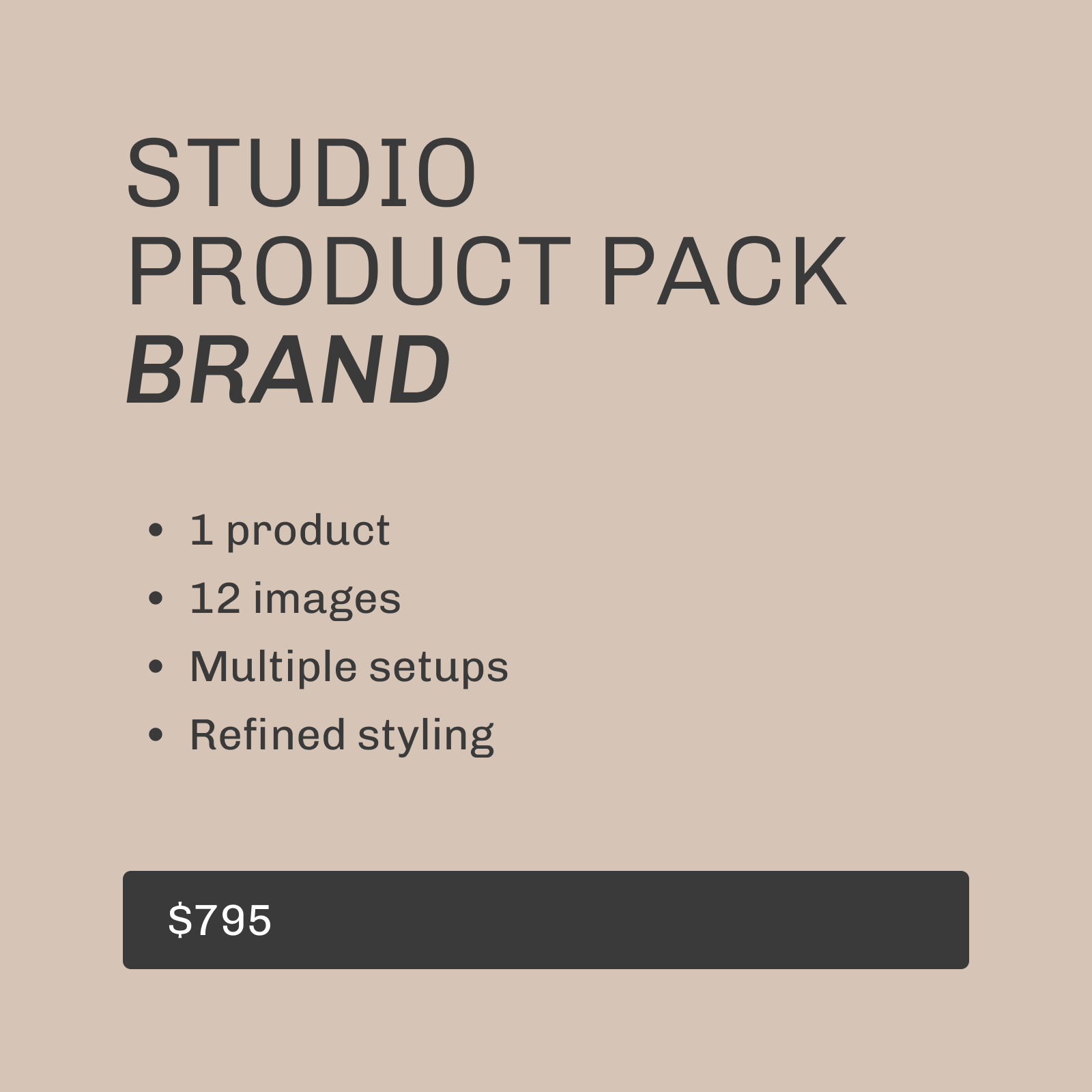 Paquete de productos de estudio - Marca